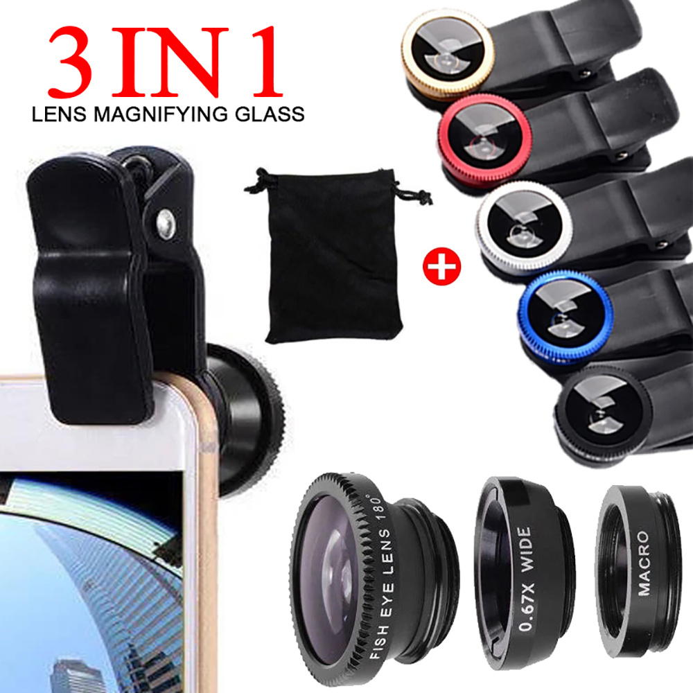 Fishing Camera - Lente universal 3 en 1 tipo