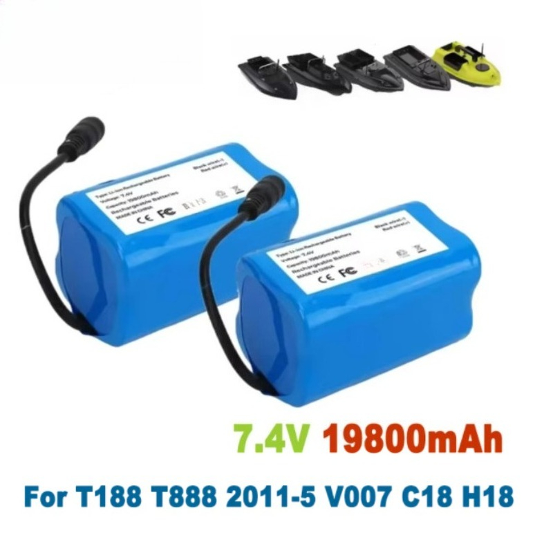 Batería de 7,4 V y 19800mAh co - Fish Finder Charger reseña y precio