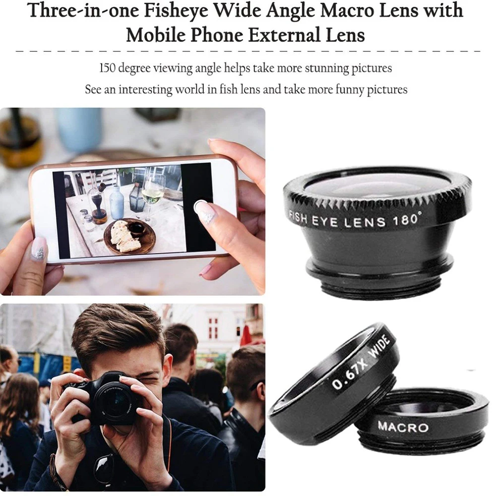 Lente ojo de pez para teléfono - Fishing Camera reseña y precio